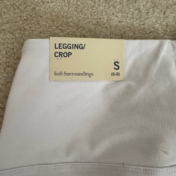 Soft surroundings Leggings White in size Small - Picture 3 of 5